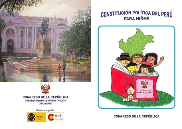 Constitución Política del Perú para niños