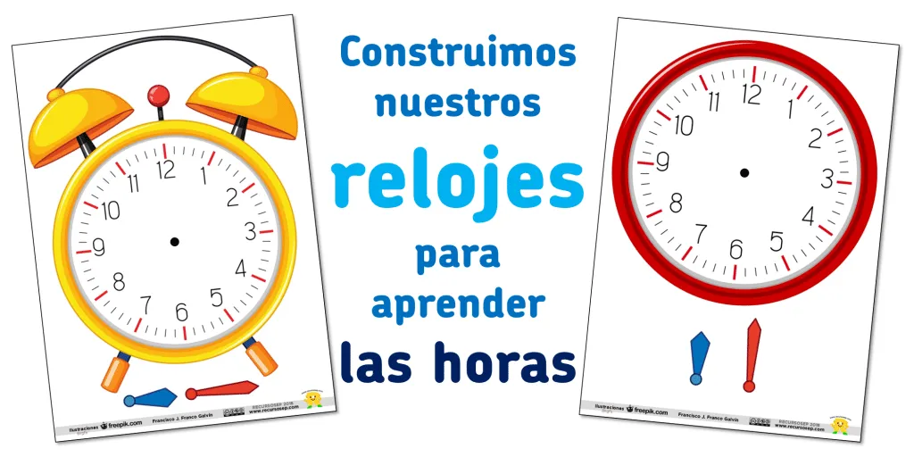 Construimos nuestro reloj para aprender las horas