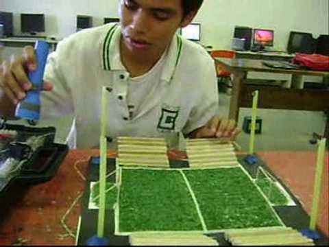 Como construir un campo de volleyball. Tutorial.