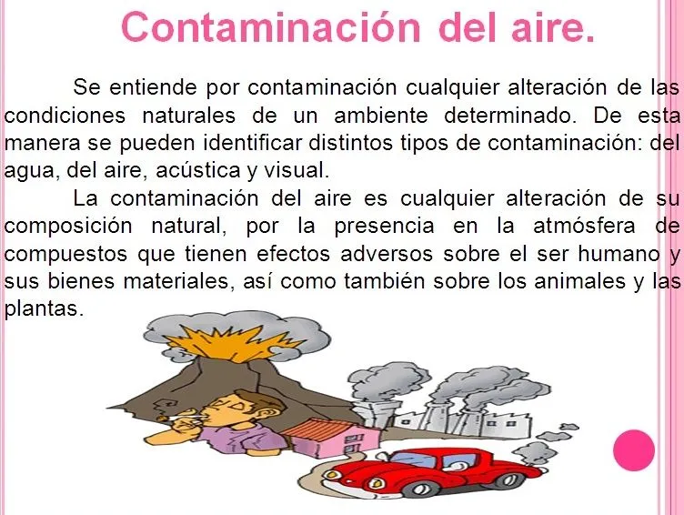 La Contaminacion Ambiental: La Contaminacion del Aire