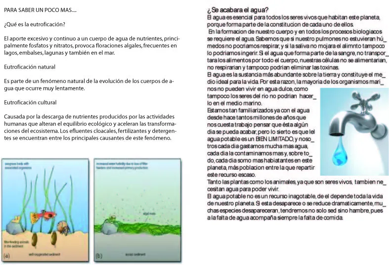 Contaminación Azul (Agua): FOLLETO