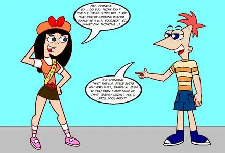 CONTEST!!!!! POST A PICTURE THAT PHINEAS IS WITH ISABELLA!! I WILL ...