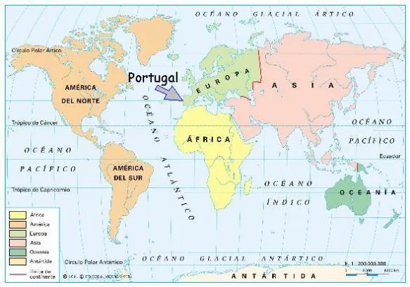 Mapa de lo continentes - Imagui