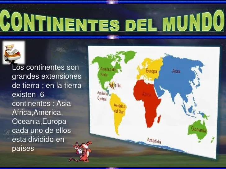 Continentes del mundo