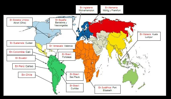 Los continentes del mundo y sus países - Imagui