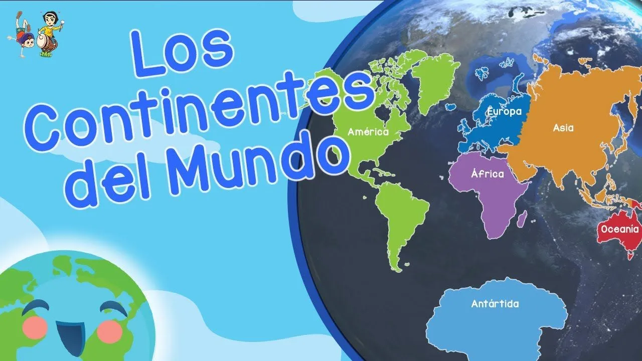 Los Continentes para Niños (Videos Educativos para Niños) - YouTube