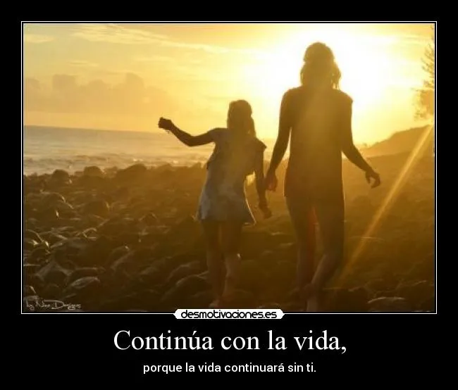 Continúa con la vida, | Desmotivaciones