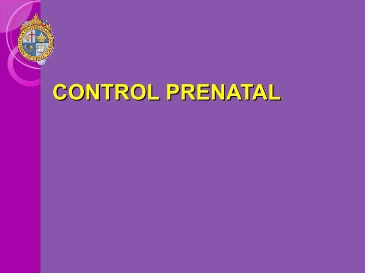 Control prenatal