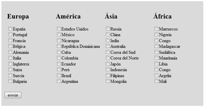 Controlar array de checkboxes con PHP - Jose Aguilar