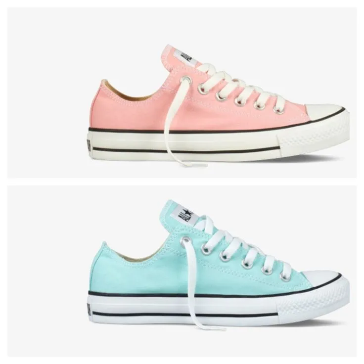 Converse (Aruba Blue + Pink Quartz) | Starr Room - Pastel Blue and P…