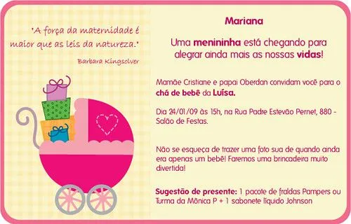 Convite Chá de Bebê | Flickr - Photo Sharing!