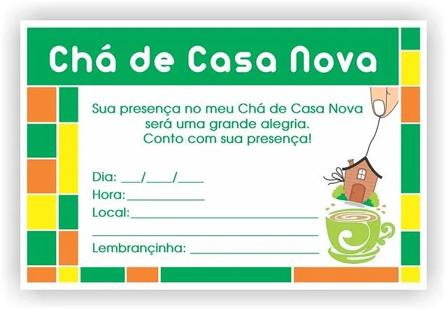 Convite Chá de Casa Nova | Flickr - Photo Sharing!