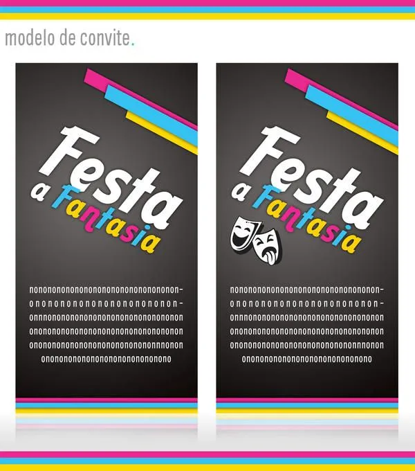 Modelo de convite de festa a fantasia - Imagui