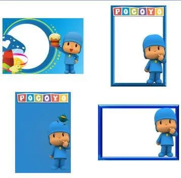 Convites e molduras Pocoyo parte 1 | Amanhã é outro dia: molduras ...