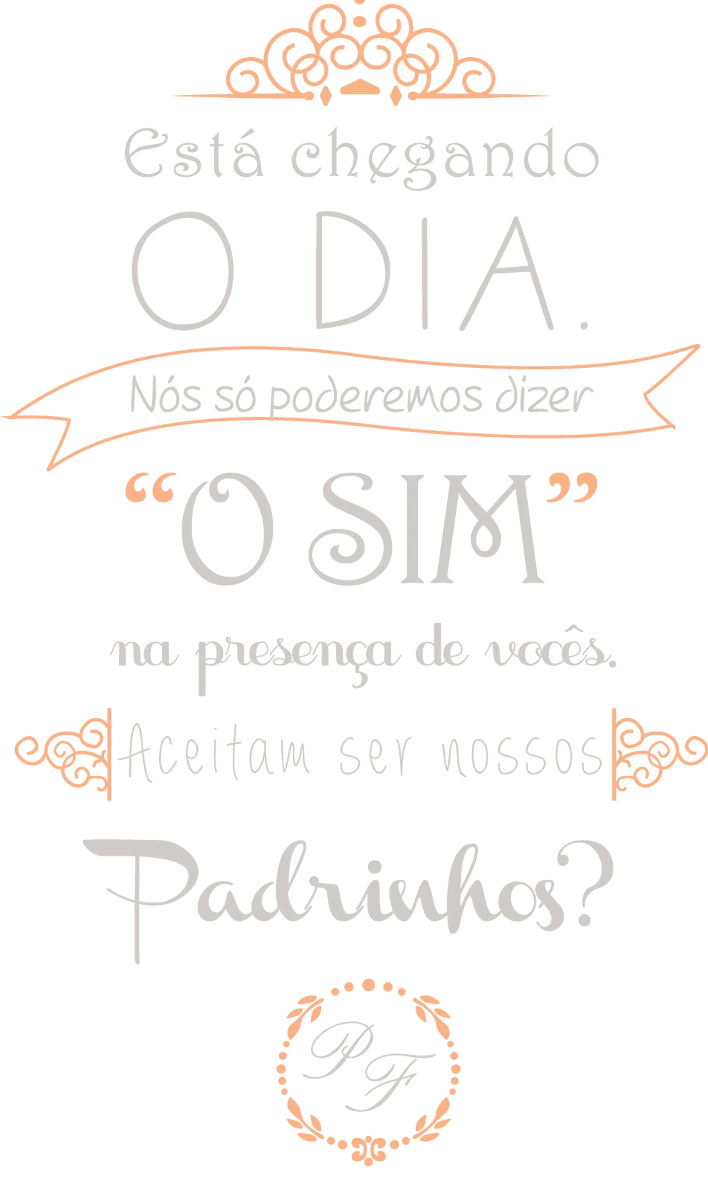 Convites padrinhos – #