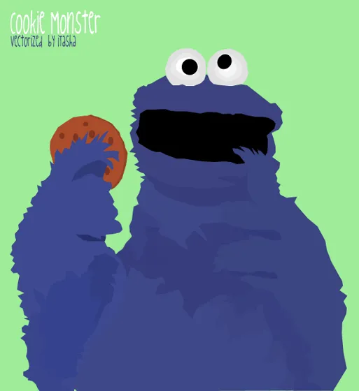 Cookie Monster by iiTasha on deviantART