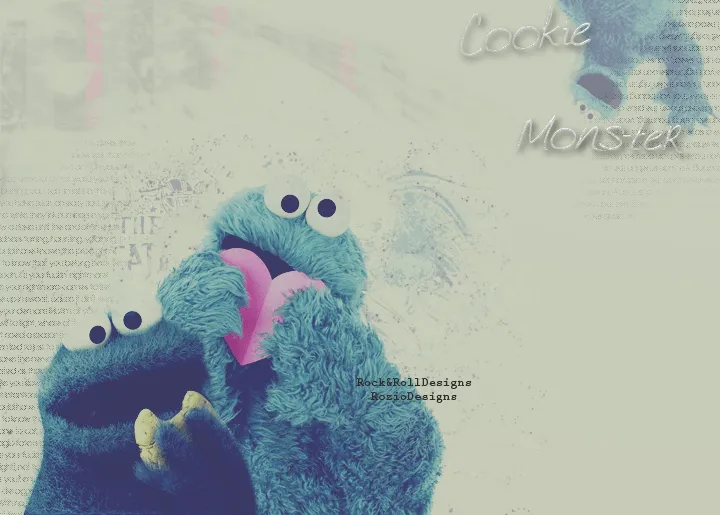 Cookie Monster Wallpaper by RoziRose on deviantART