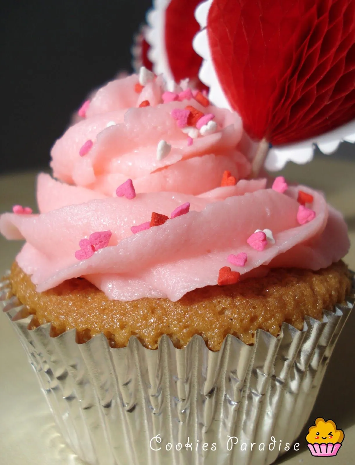 Cookies Paradise: Cupcakes para San Valentín!