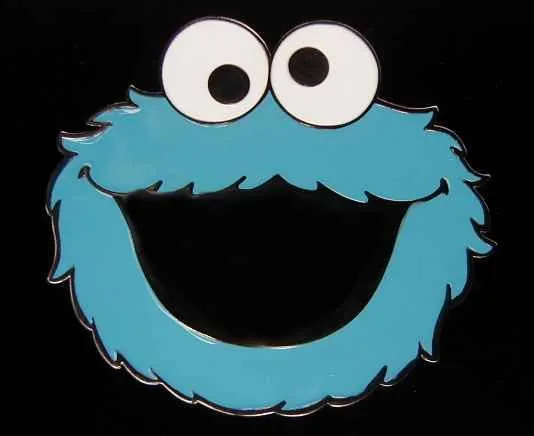 Cool Sesame Street Cookie Monster Belt Buckle New | eBay