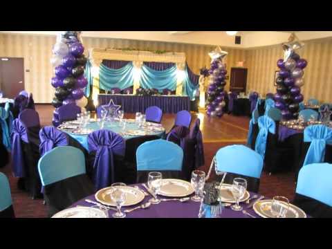 Decoracion de Quinceañera Salon Moose Asheville NC - YouTube