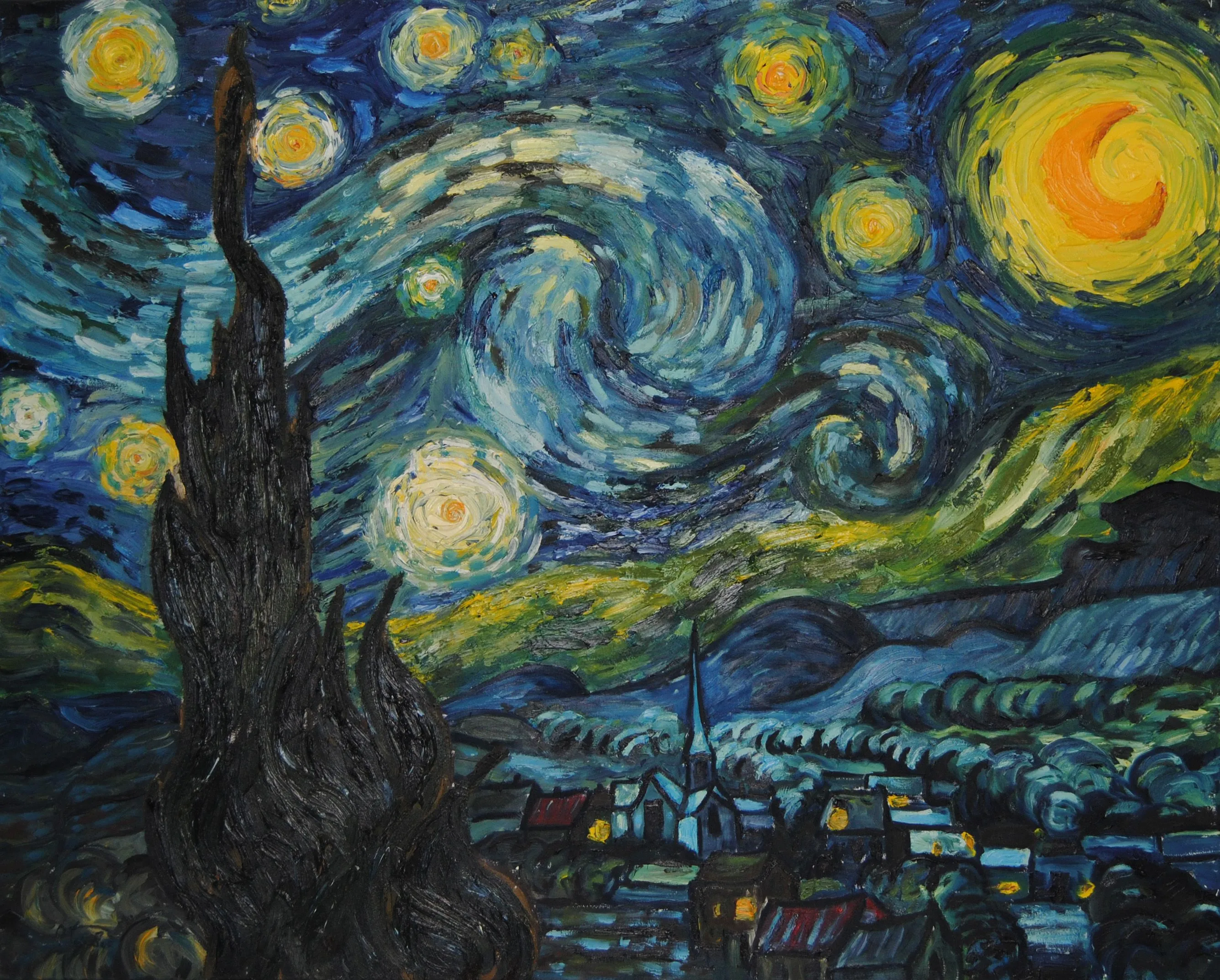 COPIA-Noche estrellada – Van Gogh | retratospaloma