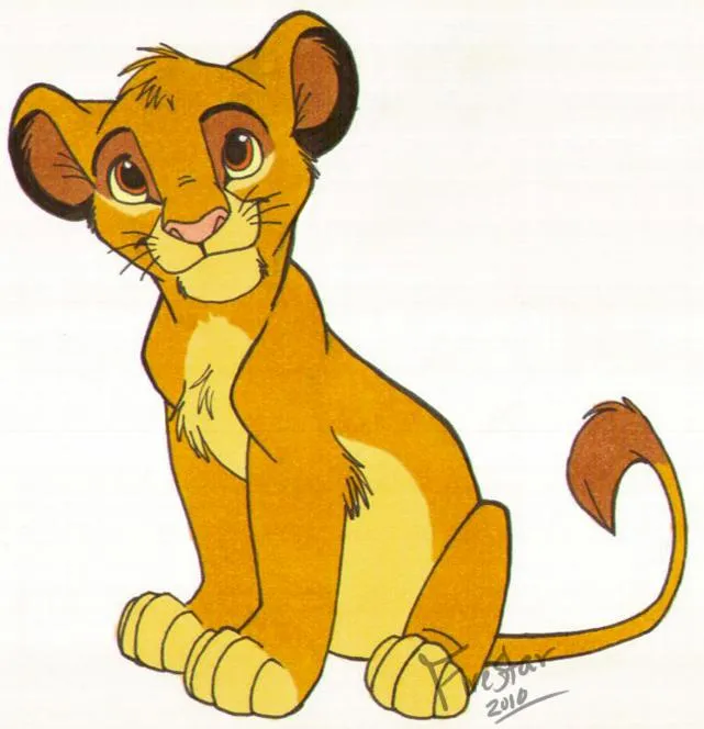 Copic Simba cub by =KaiserTiger on deviantART