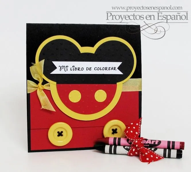 Tarjetas artesanales de Mickey Mouse - Imagui