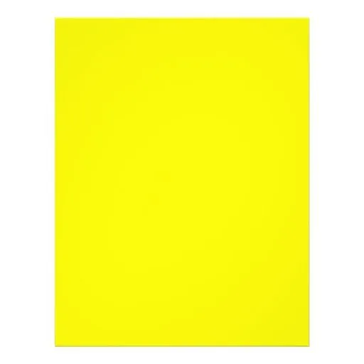 Cor do fundo - amarelo panfleto personalizados de Zazzle.