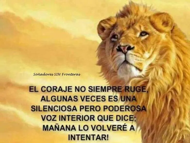 Coraje | Frases y pensamientos para la vida | Pinterest