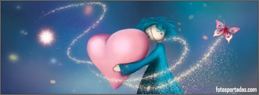 corazón de amor - Fotos Portadas Bonitas para Facebook