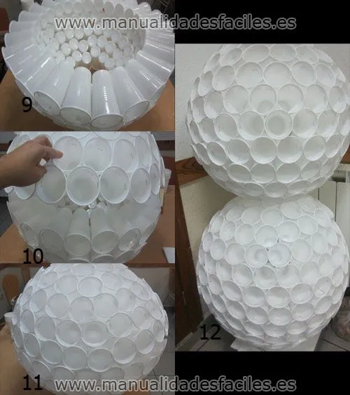 Corazón Ausente: Muñeco de nieve con vasos de plástico