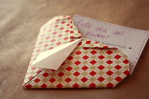 Corazon Camisa de papel - Papiroflexia // Dia del padre [pocket+ ...