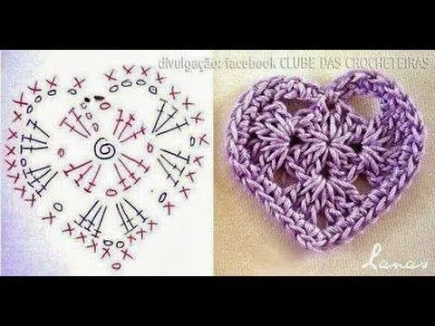 CORAZON EN CROCHET - YouTube