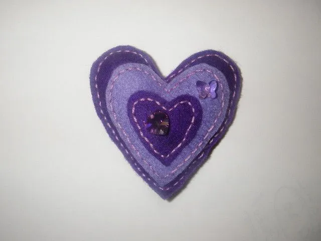 Corazón morado | Flickr - Photo Sharing!