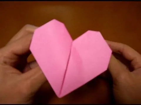 como hacer un corazón de origami? | Yahoo Respuestas