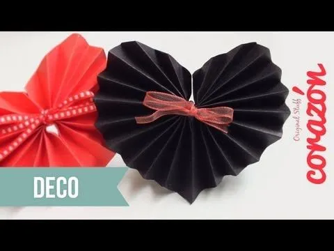 Corazón de papel [Decoración] - Original Stuff - YouTube