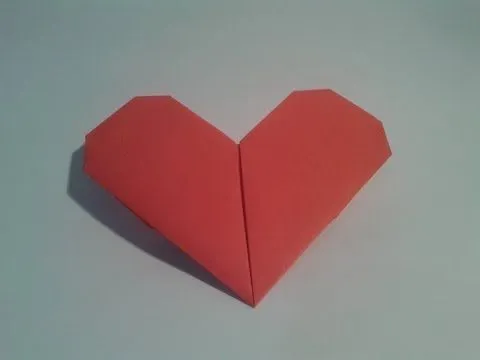 Como hacer un corazón de papel (San Valentín) - YouTube