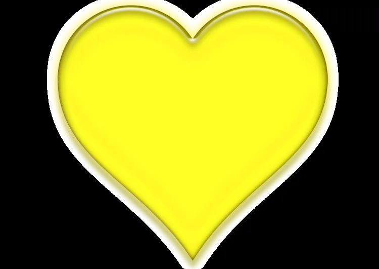 Corazon Png amarillo by Agossvalente on DeviantArt