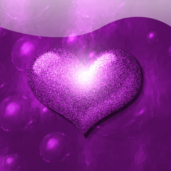 Imagenes de corazon morado - Imagui