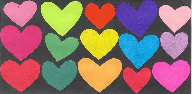 corazones de colores | Flickr - Photo Sharing!