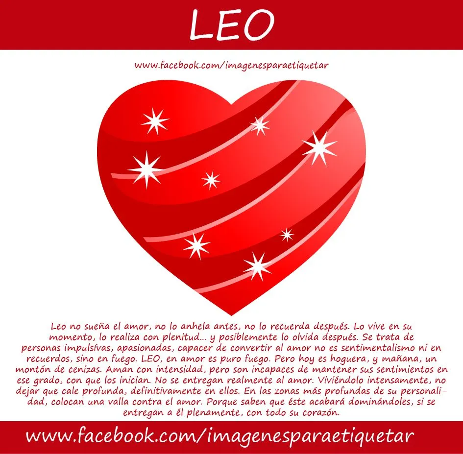 CORAZONES PARA LEO - IMAGENES PARA ETIQUETAR EN FACEBOOK