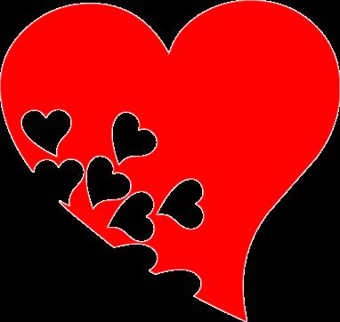 corazones san valentín,png transparente, brushes para photoscape ...