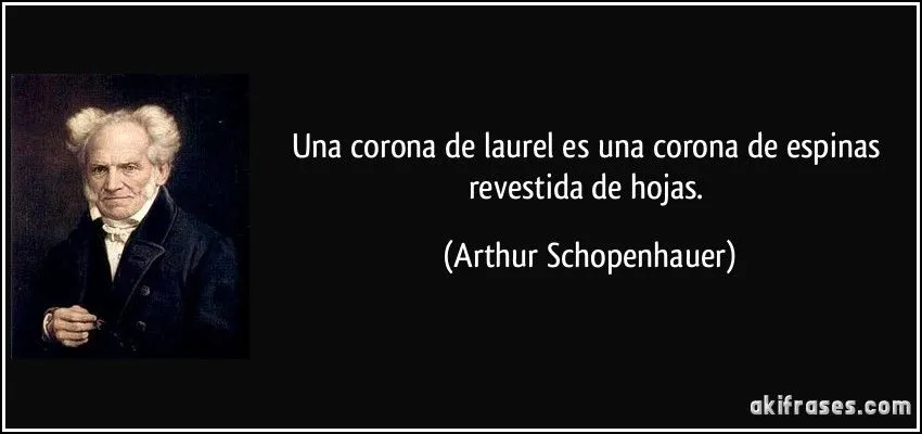 Una corona de laurel es una corona de espinas revestida de hojas.