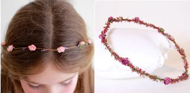 Coronas de flores para niñas - Calzado Infantil y accesorios ...