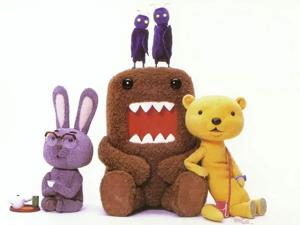 Domo kun y su pequeña familia.