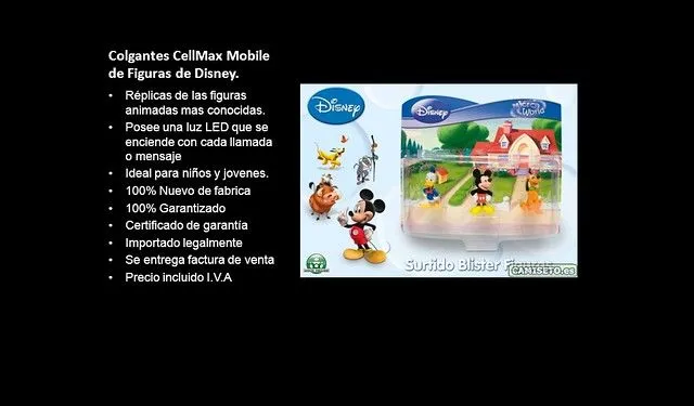 CORREGIDO Colgantes CellMax Mobile de figuras de Disney | Flickr ...