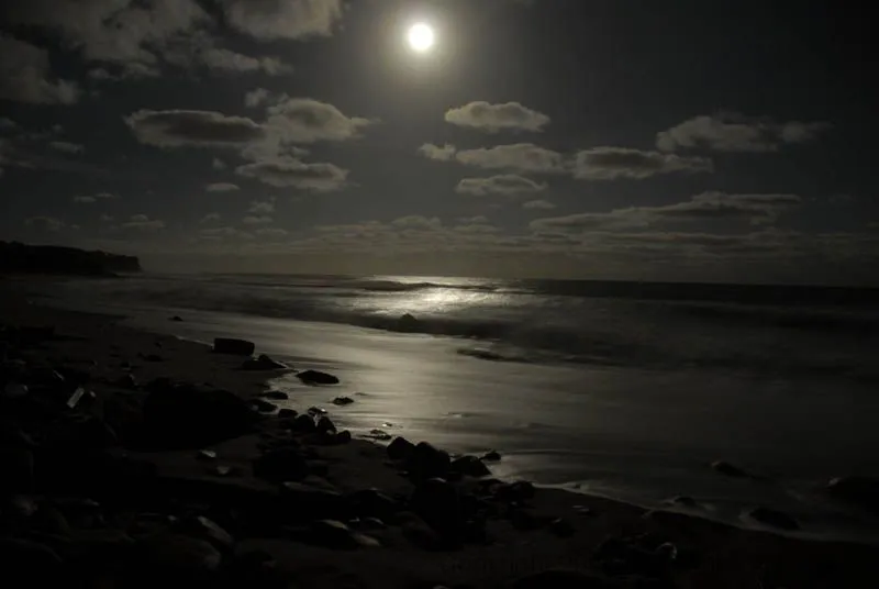 Fotos de playas por la noche - Imagui