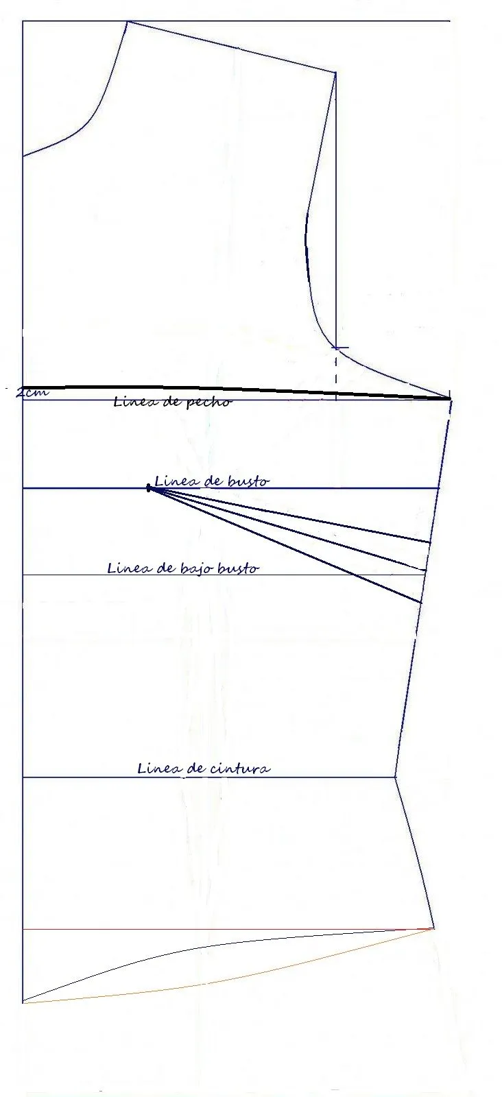 como hacer un corset paso 1 | El costurero de Stella