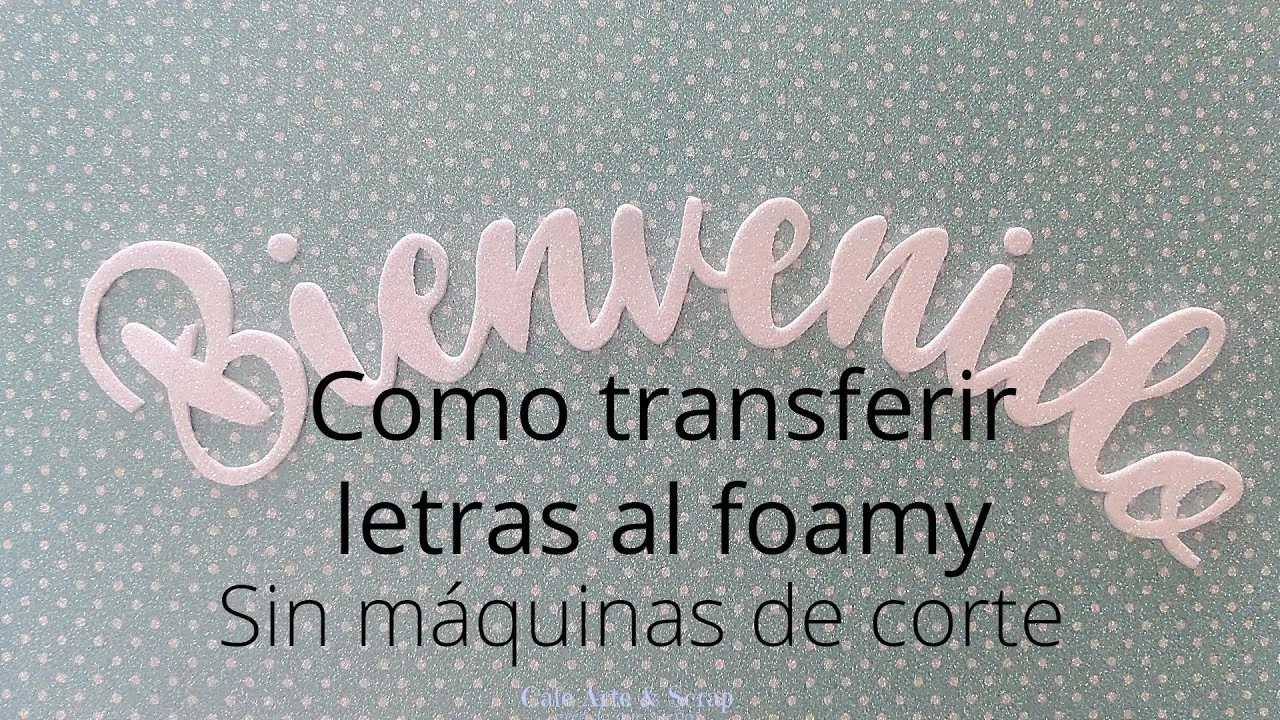 Cómo cortar letras en Foamy #SHORTS - YouTube