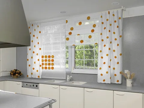 Cortinas para cocinas. Fotos, presupuesto e imagenes.